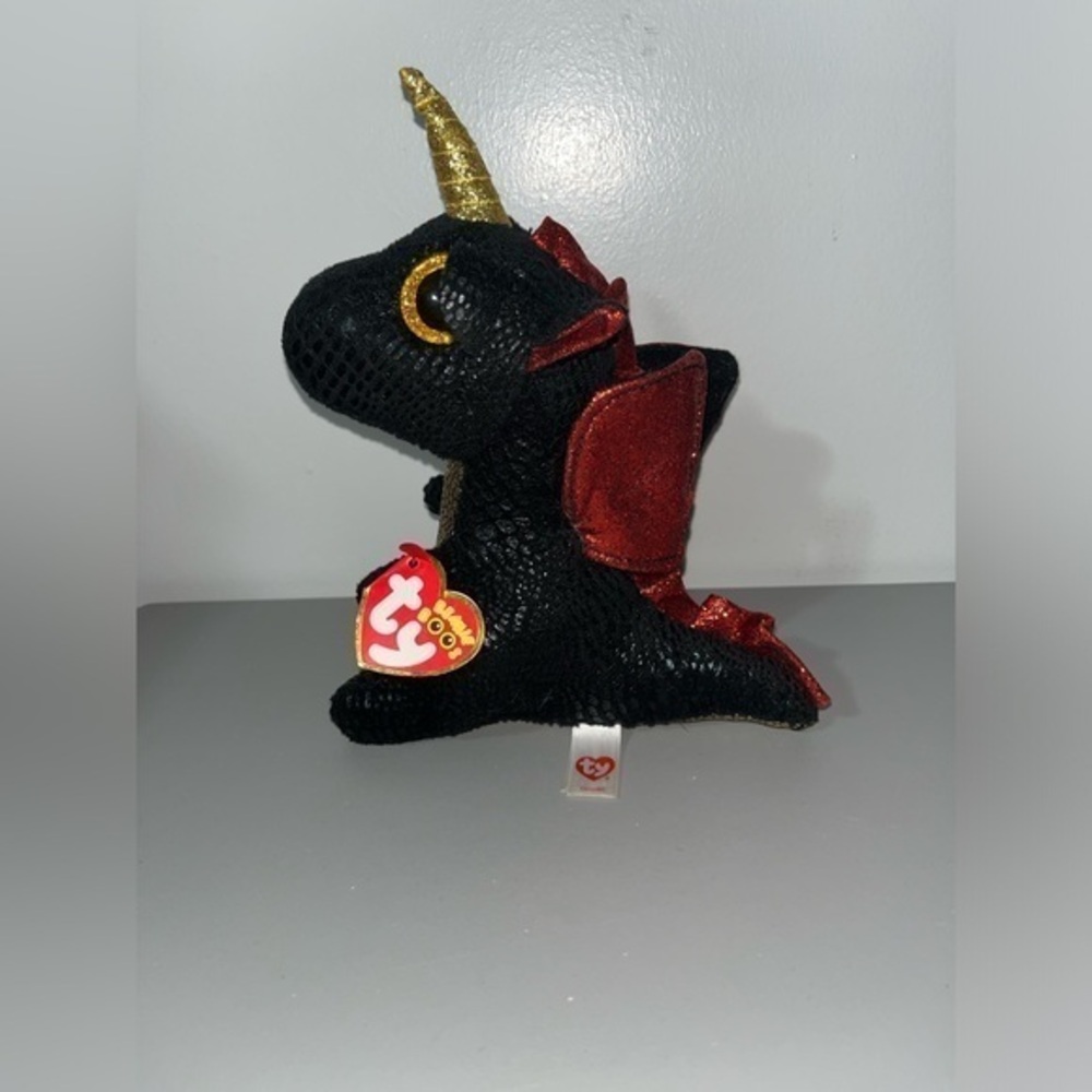 Ty Beanie Boos 9" Grindal Plush Shimmer Dragon NWT